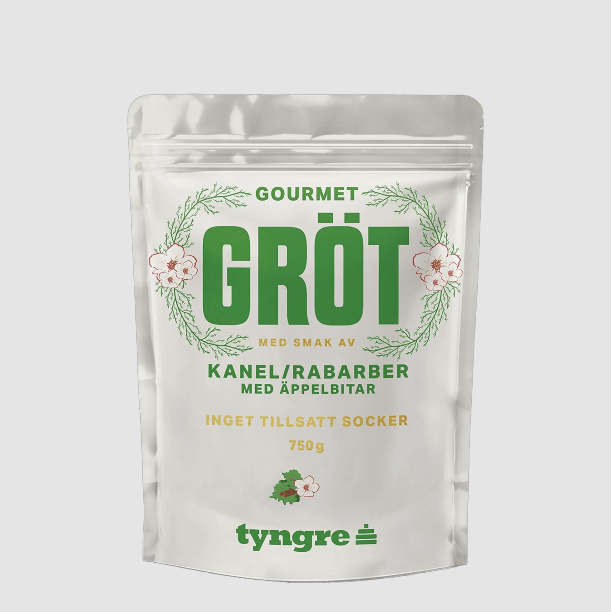 Gourmetgröt Kanel/Rabarber Med Äppelbitar