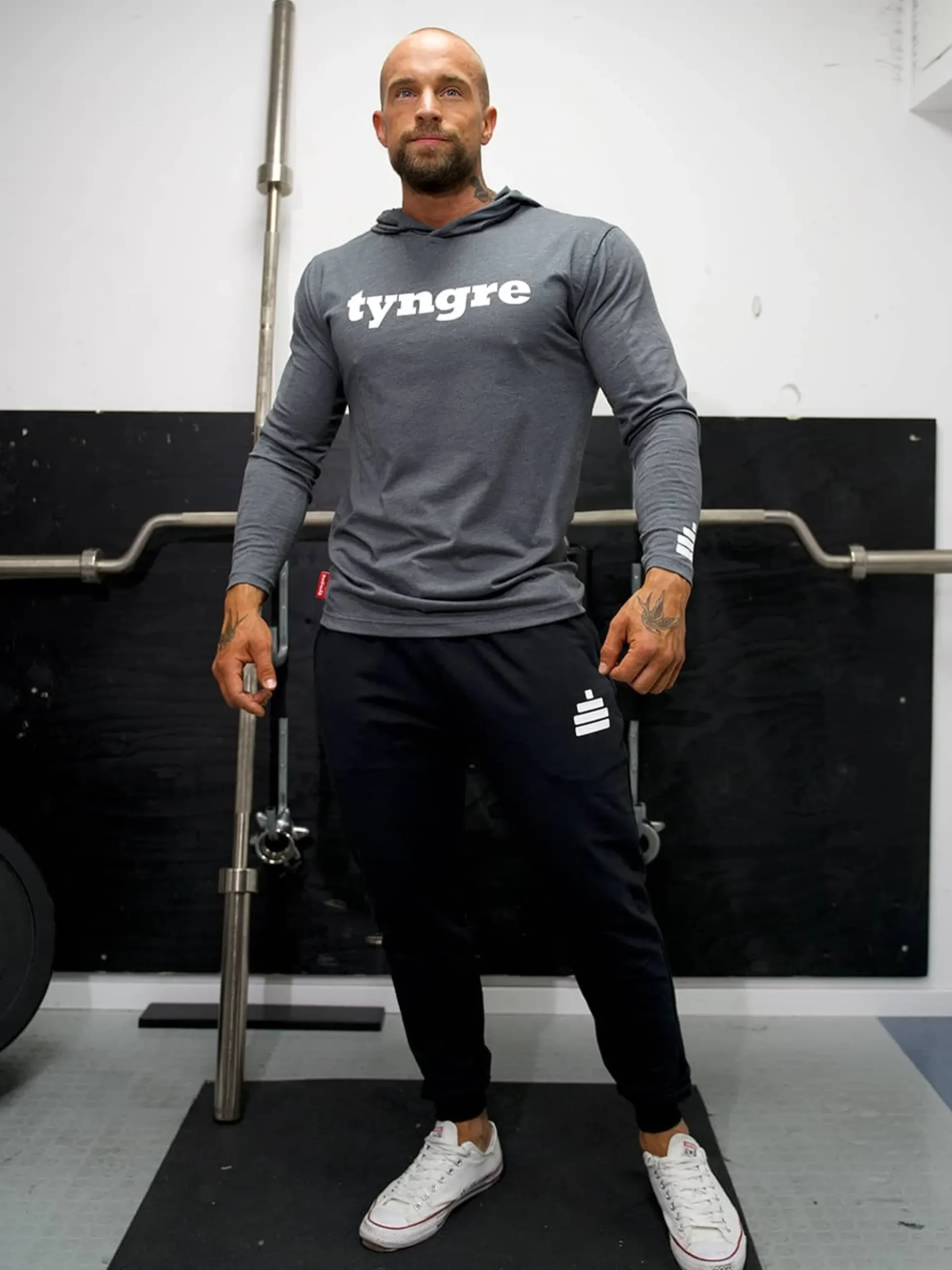 Hoodie Flow Mens Dark Grey