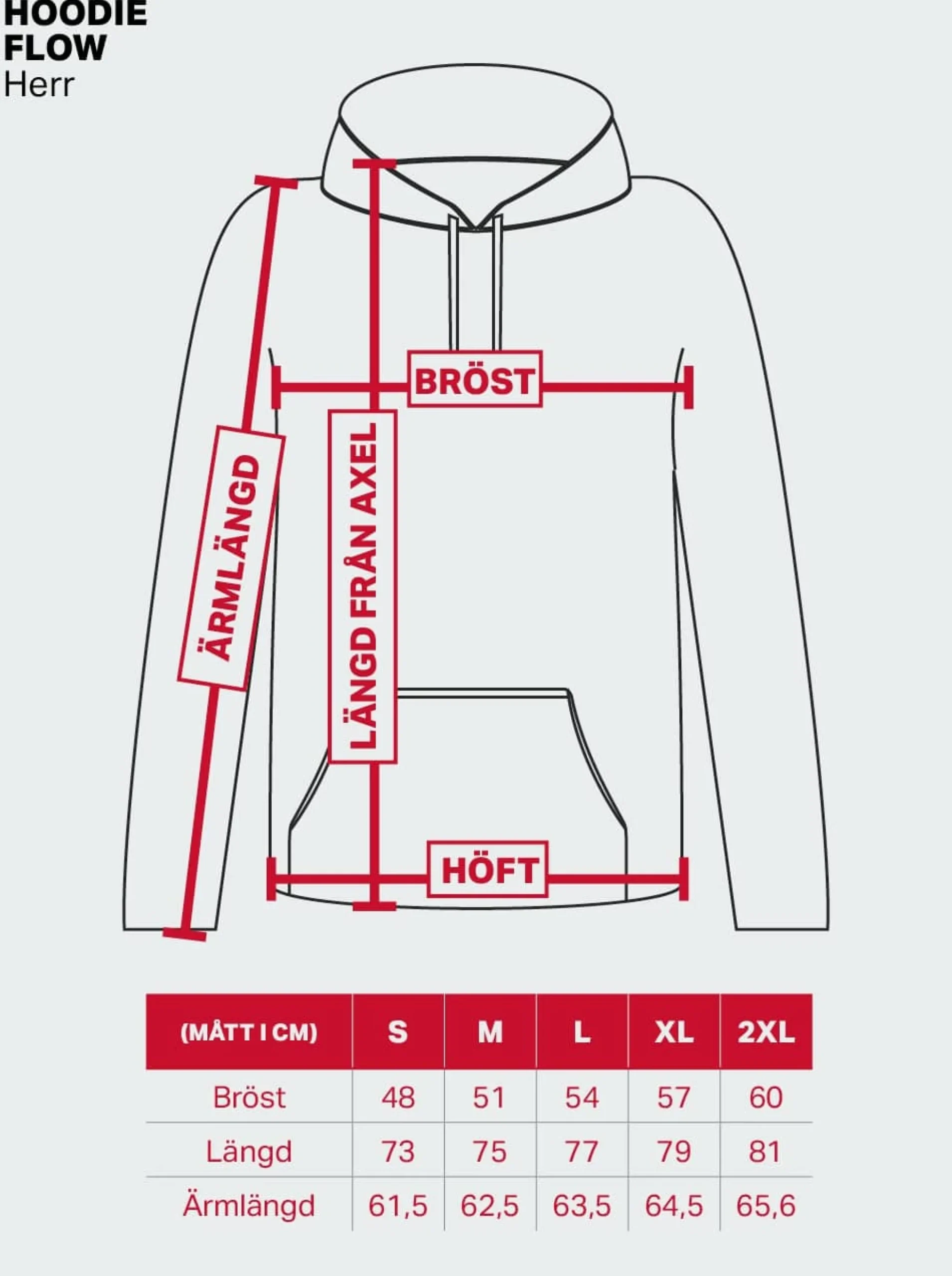 Hoodie Flow Mens Dark Grey