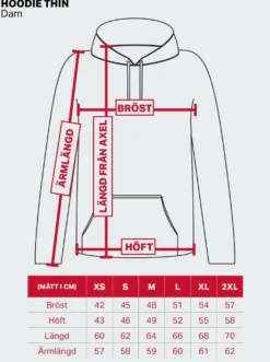 Hoodie Flow Womens Dark Grey