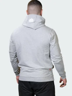Hoodie Work Mens Light Grey