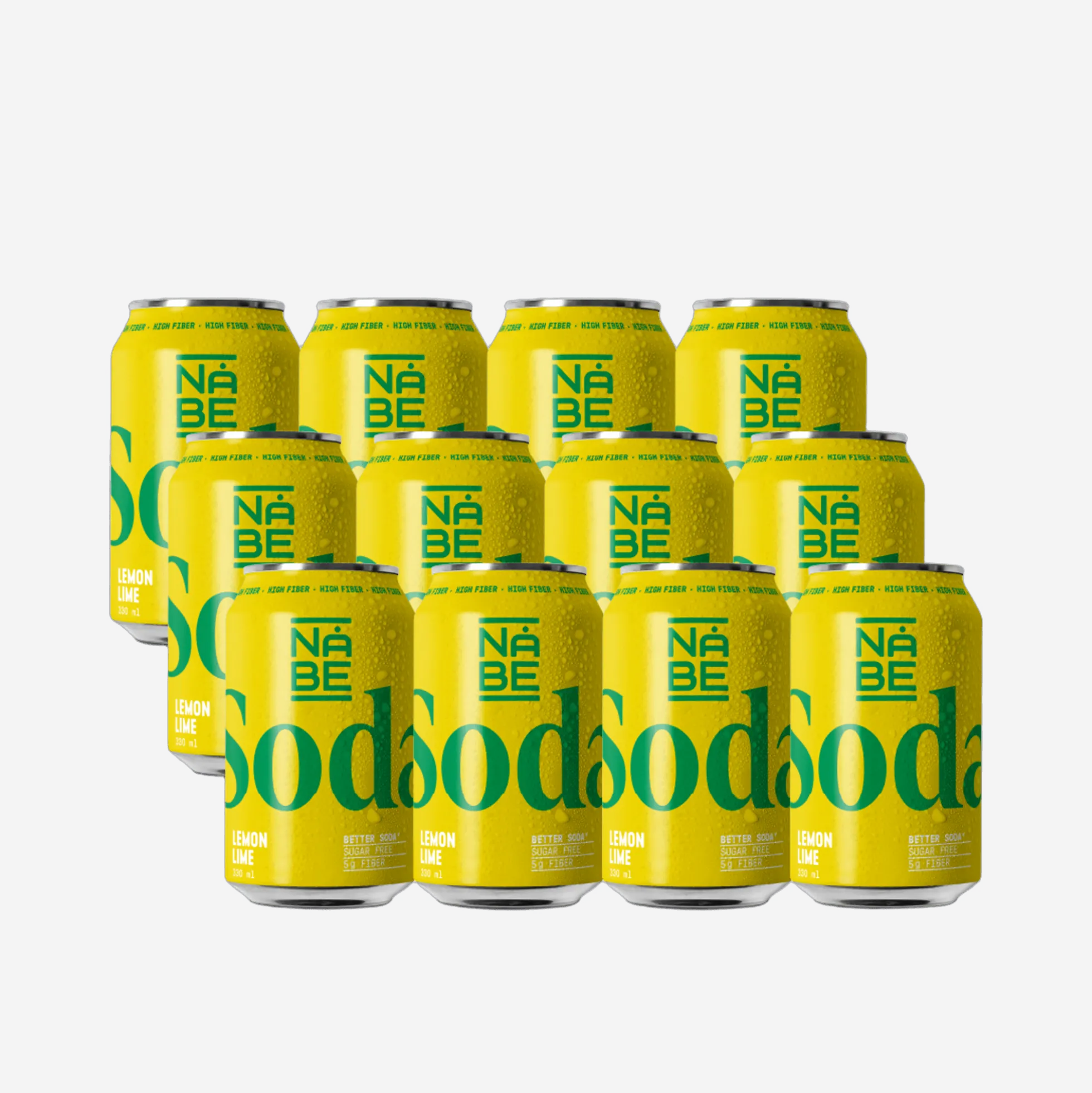 NÅBE Soda - Lemon Lime 12-pack