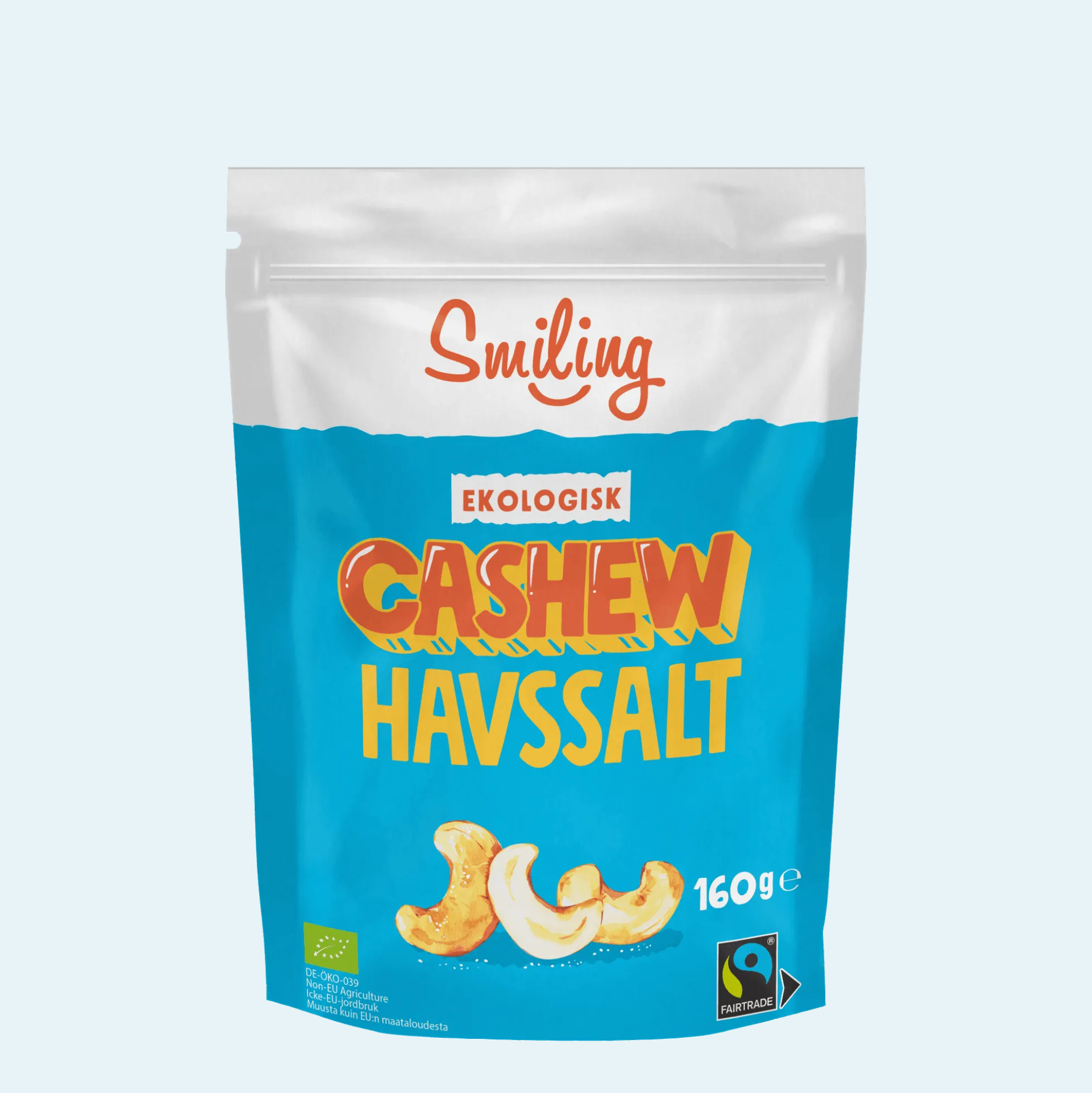 Smiling Cashew Havssalt 160g 7-pack