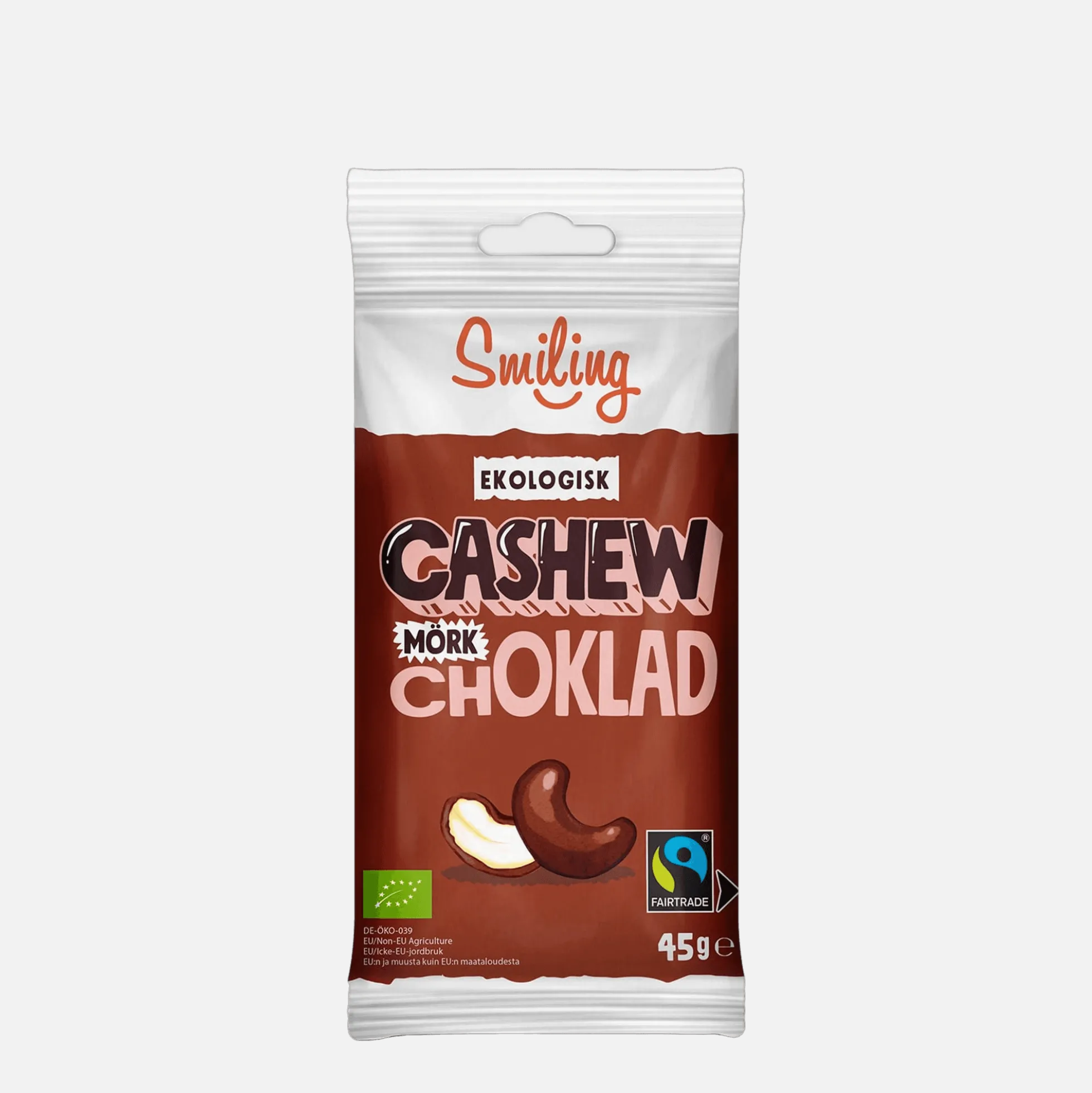 Smiling Cashew Mörk Choklad 45g