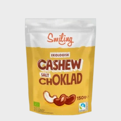 Smiling Cashew Salt Choklad 150g