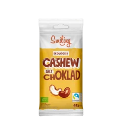 Smiling Cashew Salt Choklad 45g