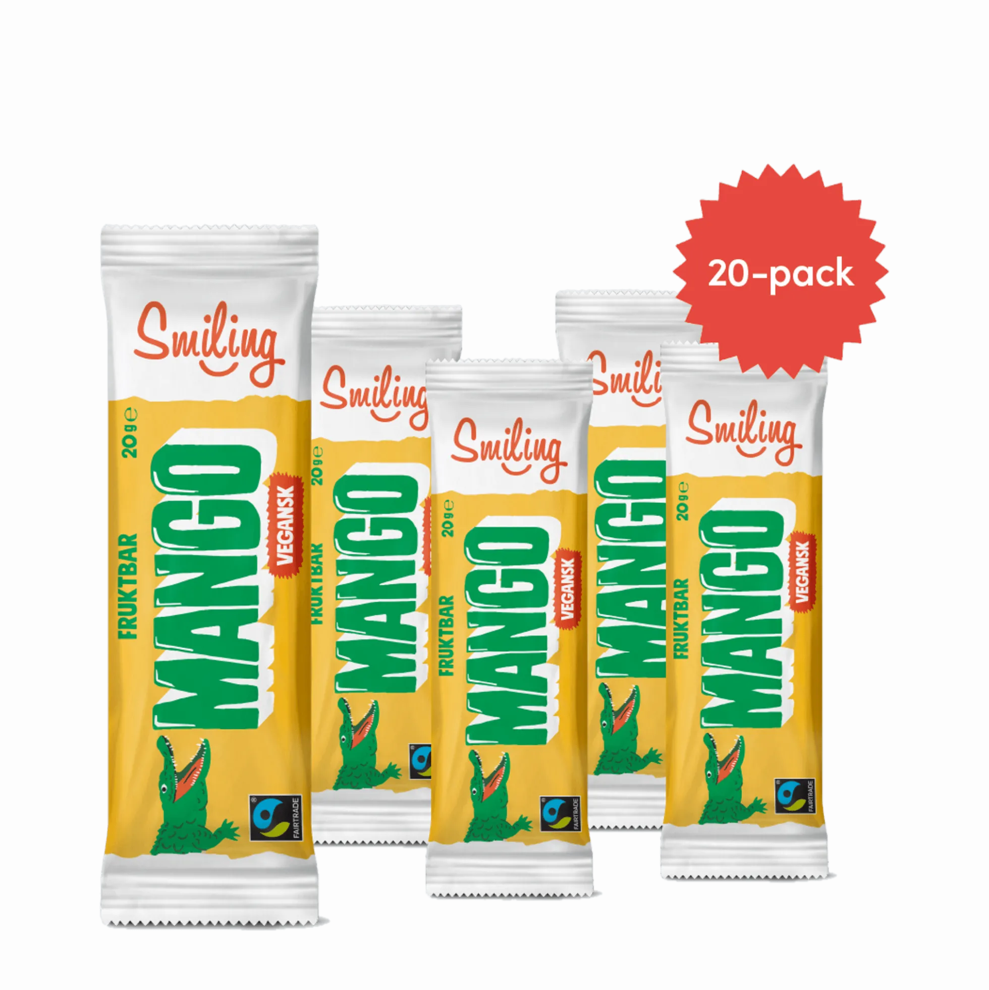 Smiling Fruktbar Mango 20-pack