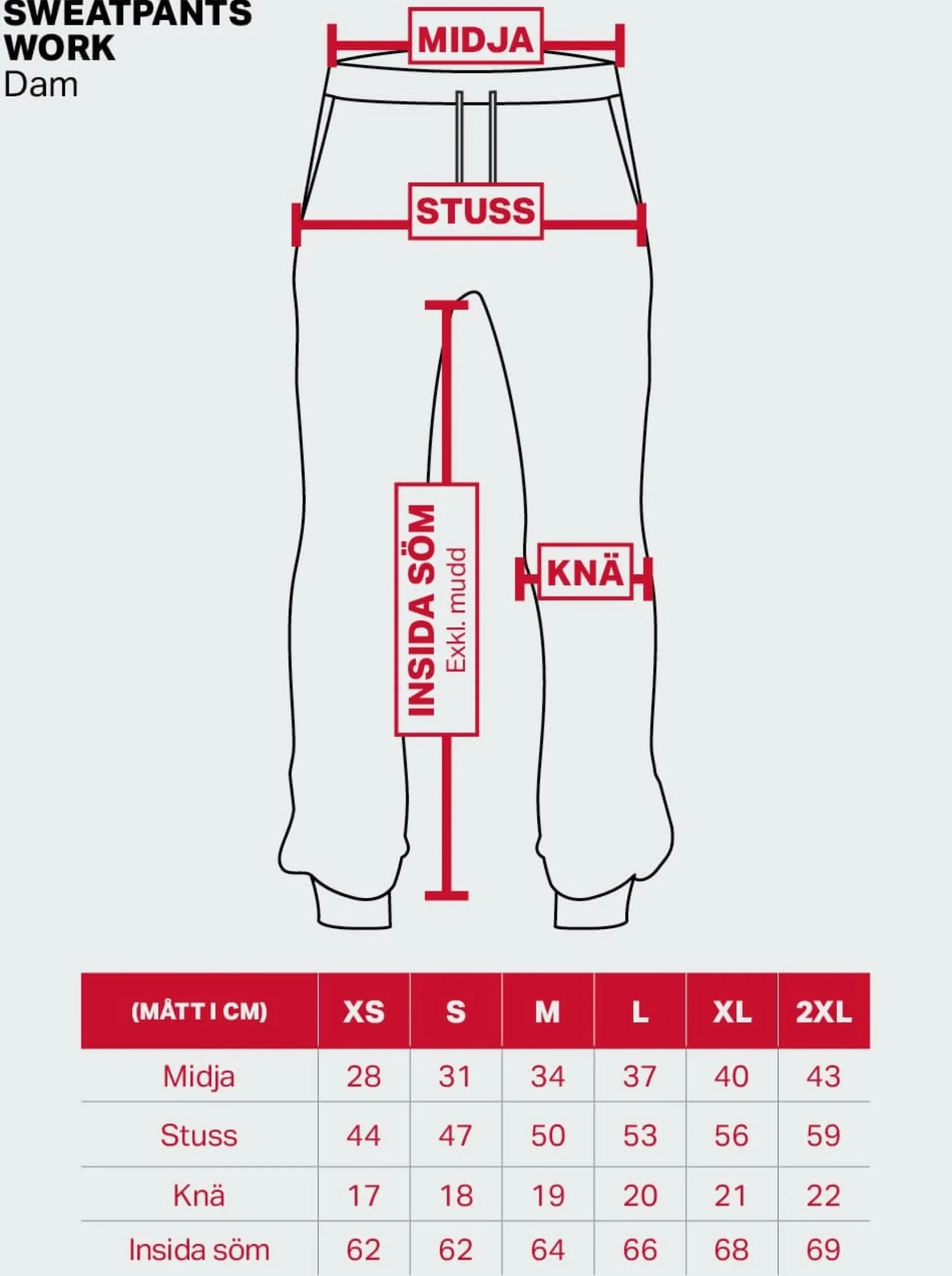 Sweatpants Work Womens Blue Melange