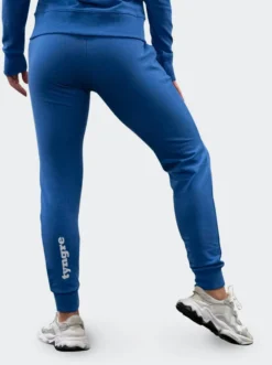 Sweatpants Work Womens Blue Melange