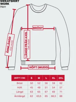 Sweatshirt Work Mens Black