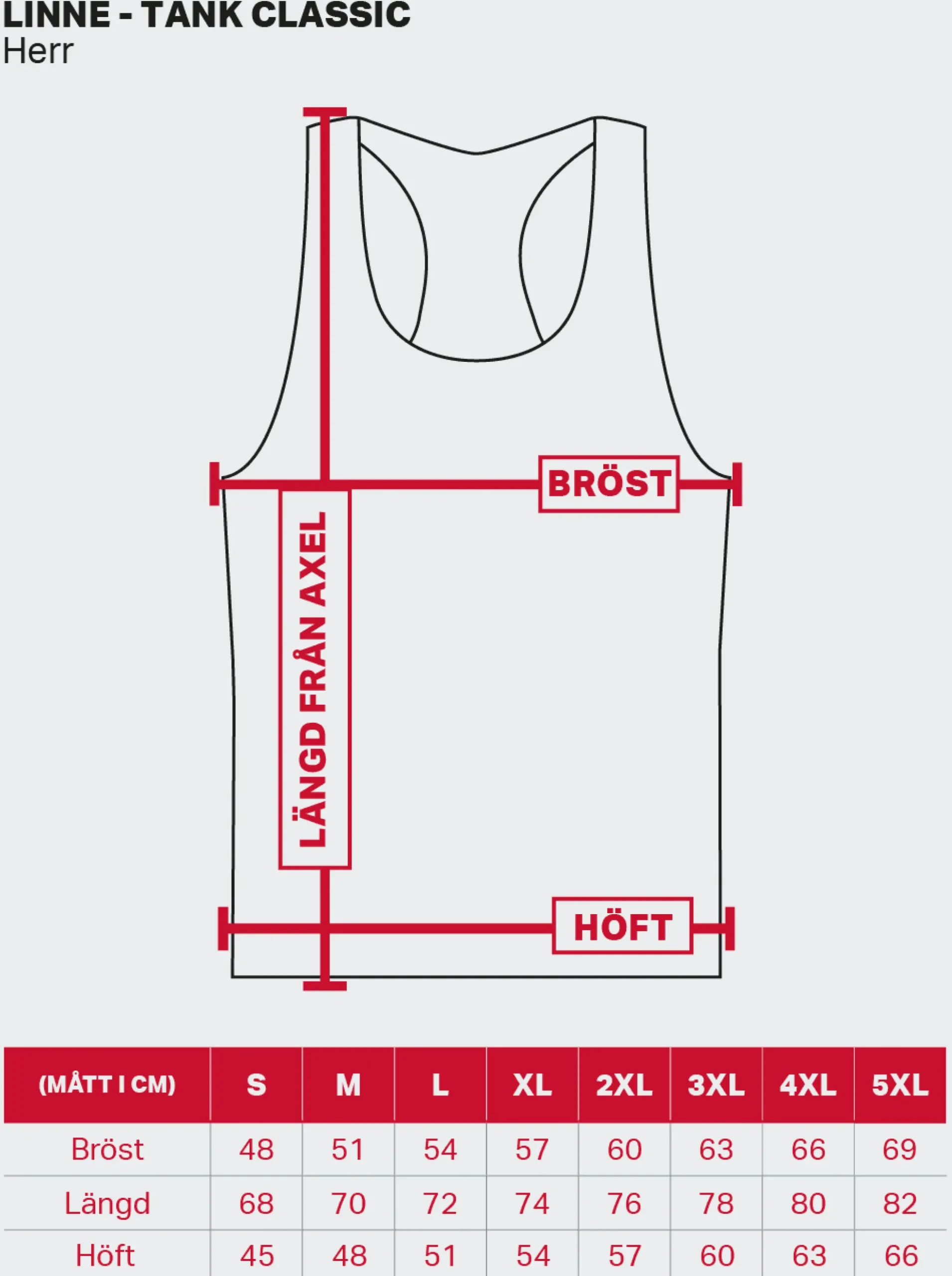 Tank Classic Mens White