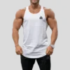 Tank Gains Mens White