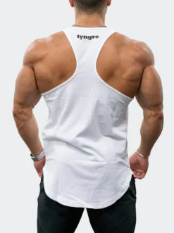 Tank Gains Mens White
