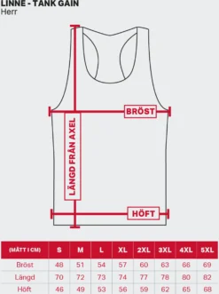 Tank Gains Mens White