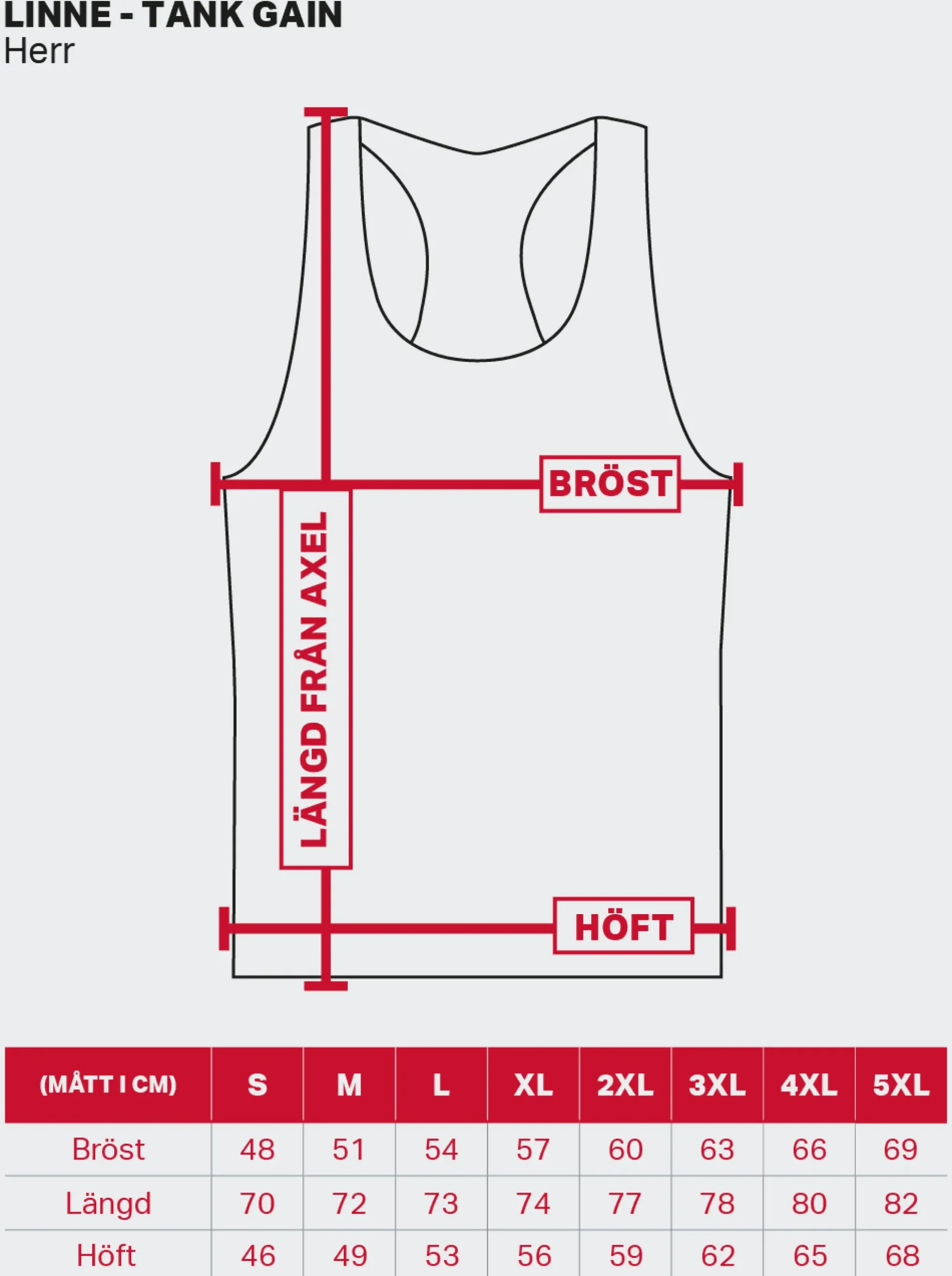 Tank Gains Mens White