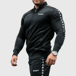 Tracksuit Jacket Mens Black