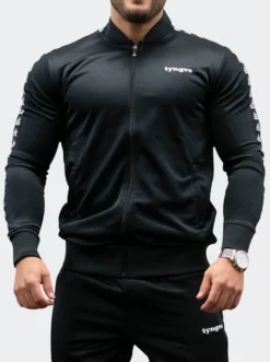 Tracksuit Jacket Mens Black