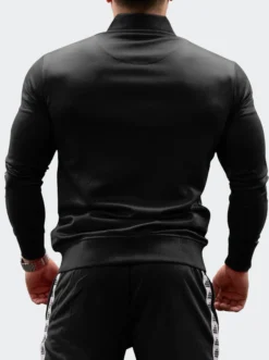 Tracksuit Jacket Mens Black