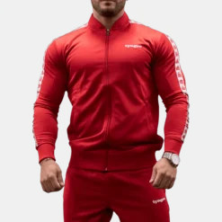 Tracksuit Jacket Mens Red