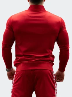 Tracksuit Jacket Mens Red