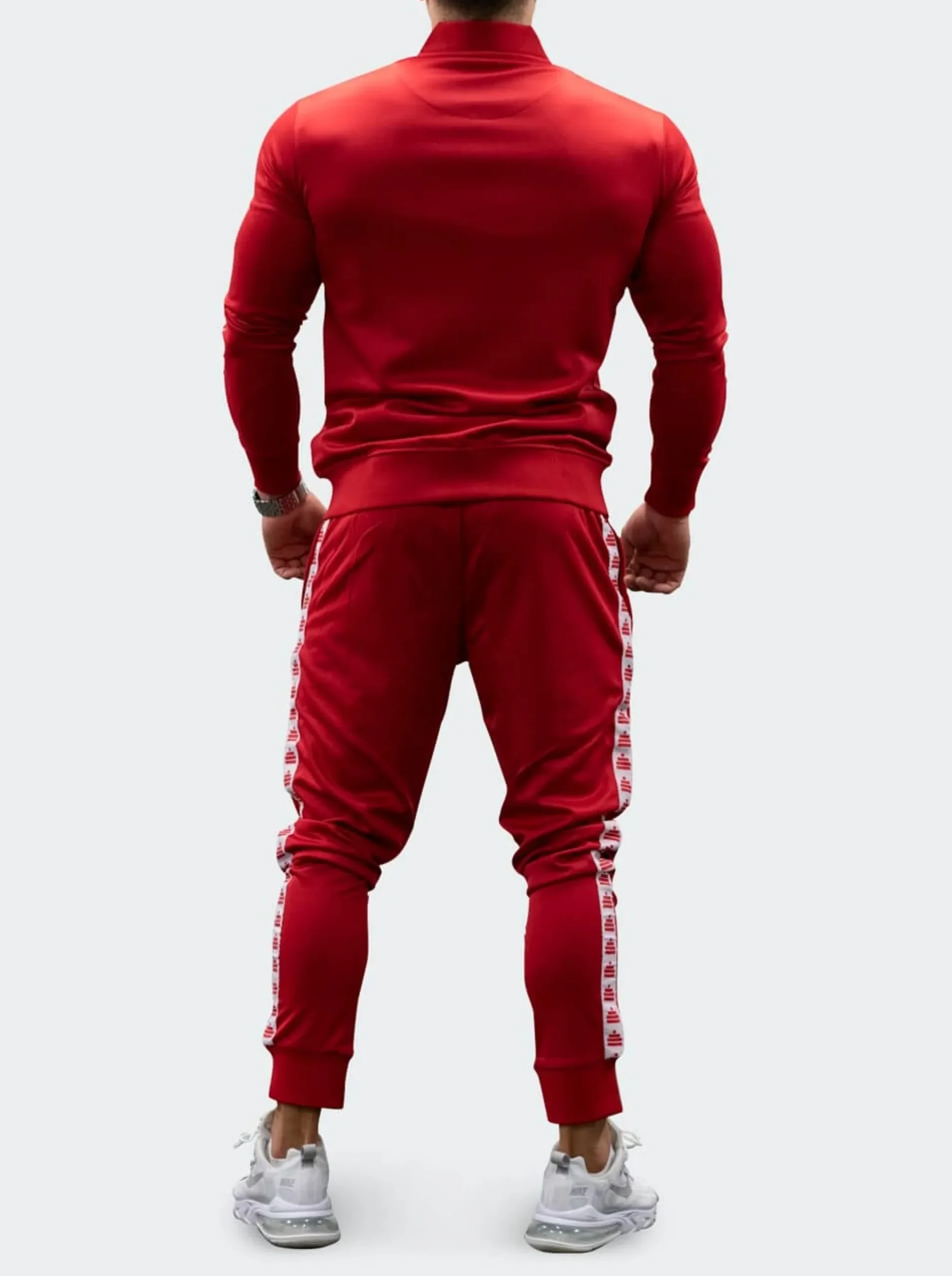 Tracksuit Jacket Mens Red