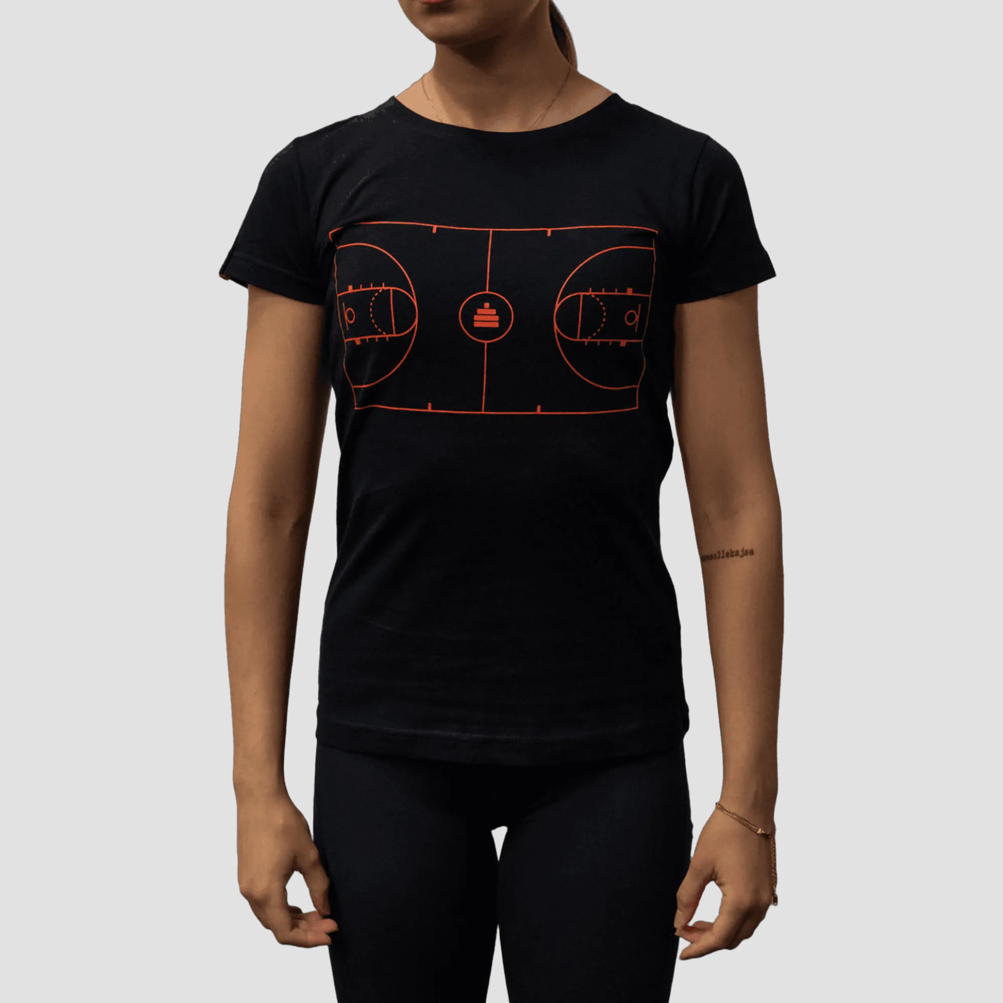 T-Shirt Basketball Womens Black
