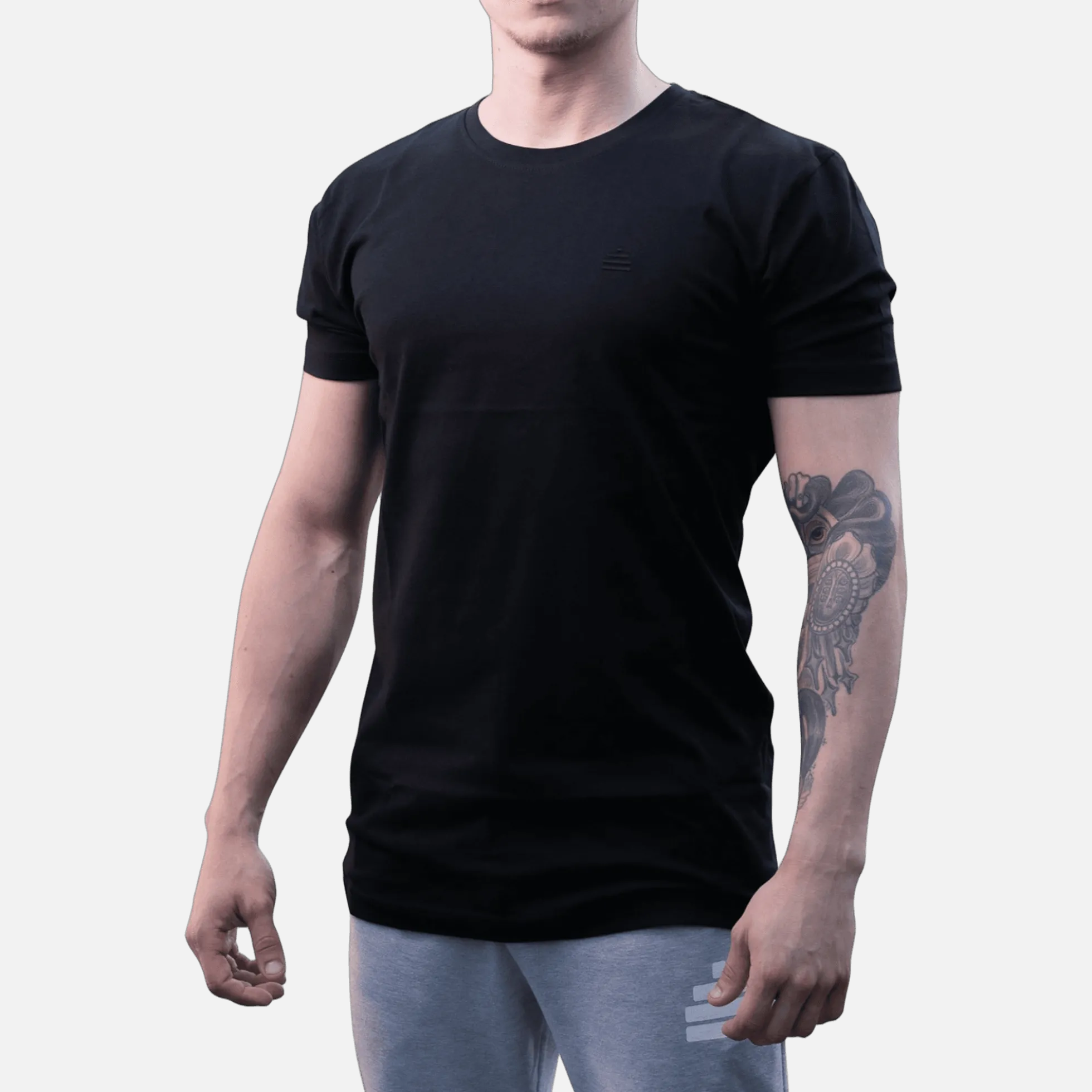 T-Shirt Discreet Mens Black