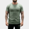T-Shirt Discreet Mens Green