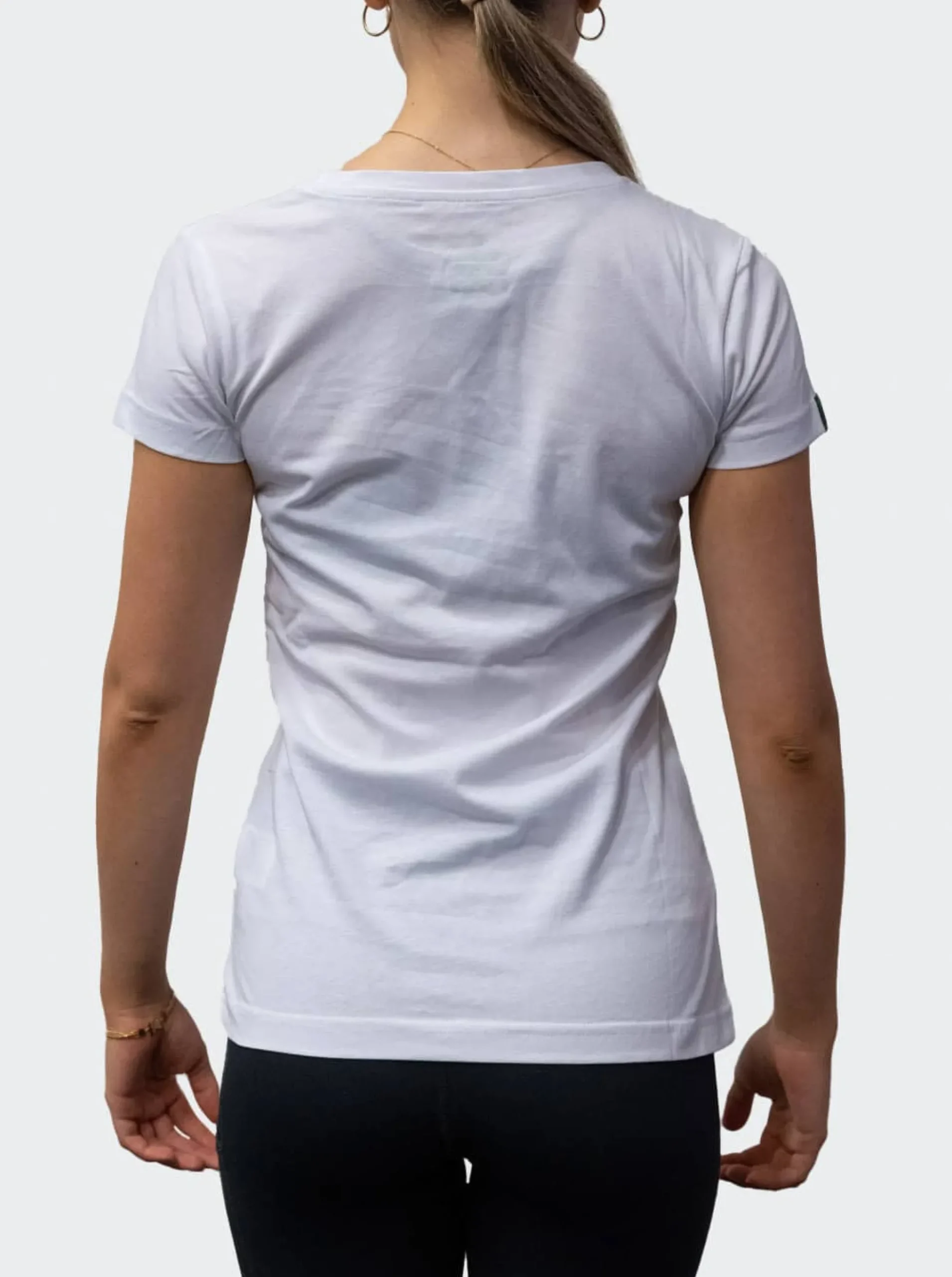 T-Shirt Football Womens White