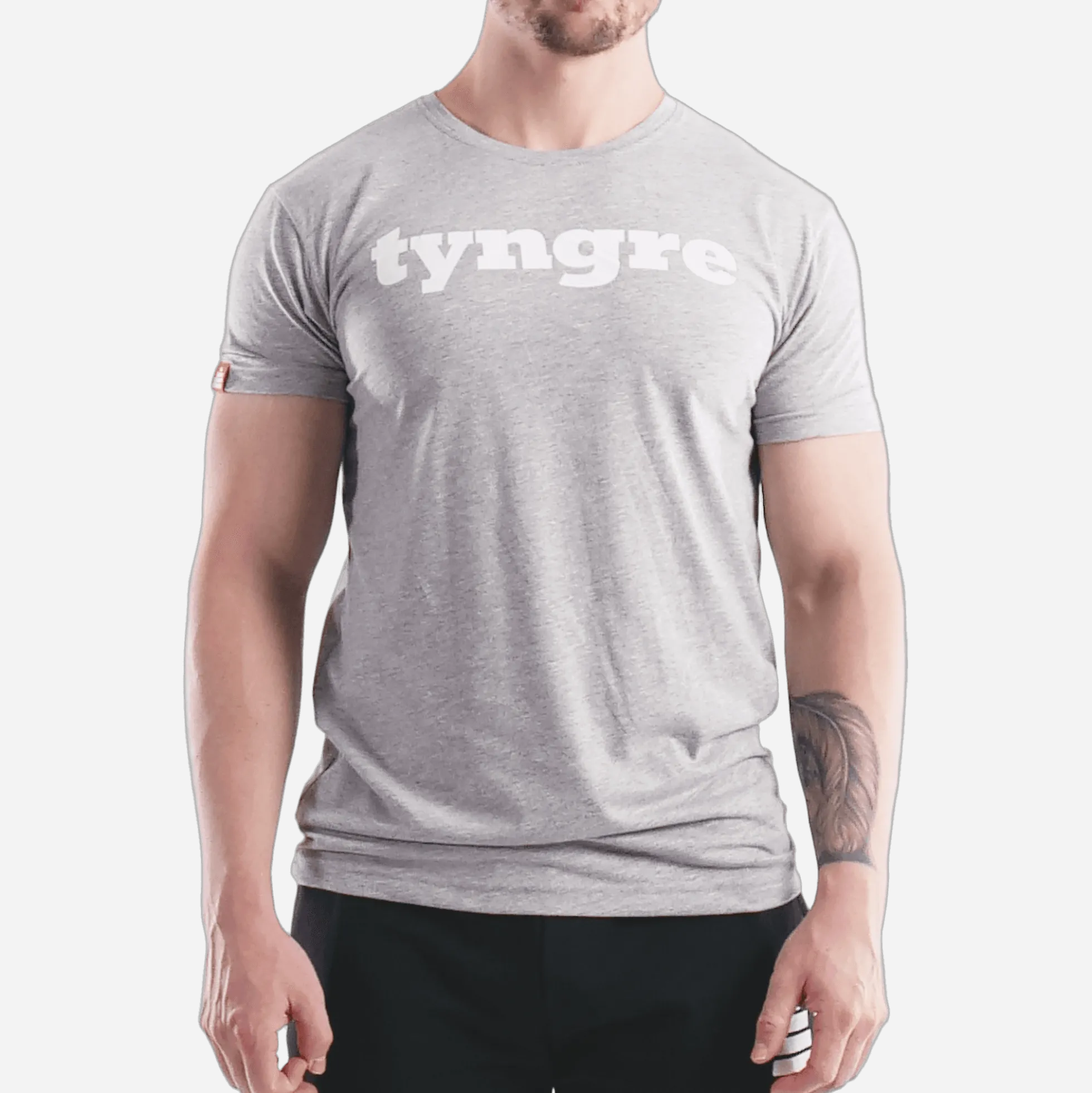 T-Shirt Logo Mens Light Grey