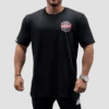T-Shirt Loose Fit A&A Mens Black