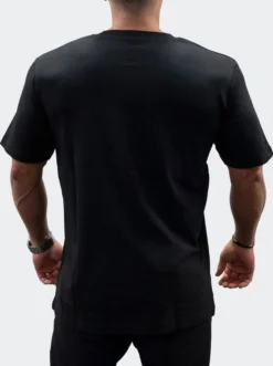 T-Shirt Loose Fit Discreet Mens Black