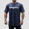 T-Shirt Loose Fit Logo Mens Navy