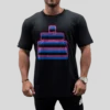 T-Shirt Loose Fit Neon Mens Black