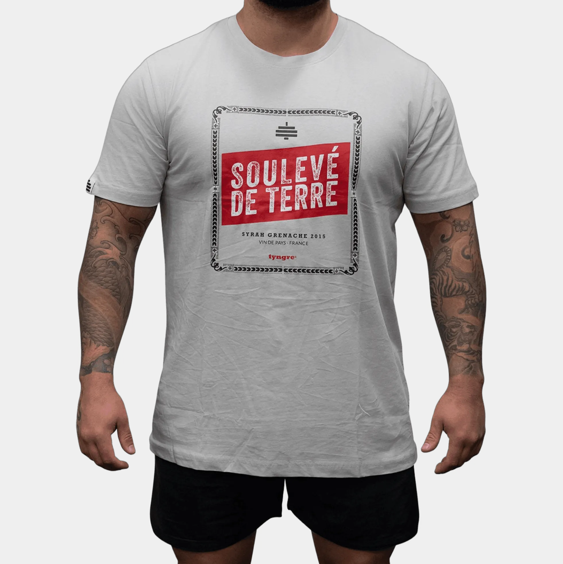 T-Shirt Loose Fit Soulevé de Terre Mens Warm Gray