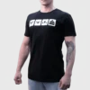 T-Shirt Meet Mens Black