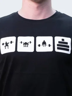 T-Shirt Meet Mens Black