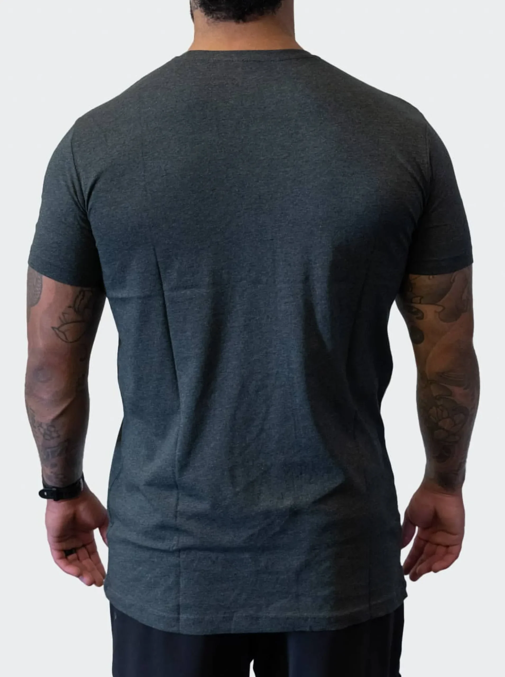 T-Shirt Silhouette Mens Black Melange