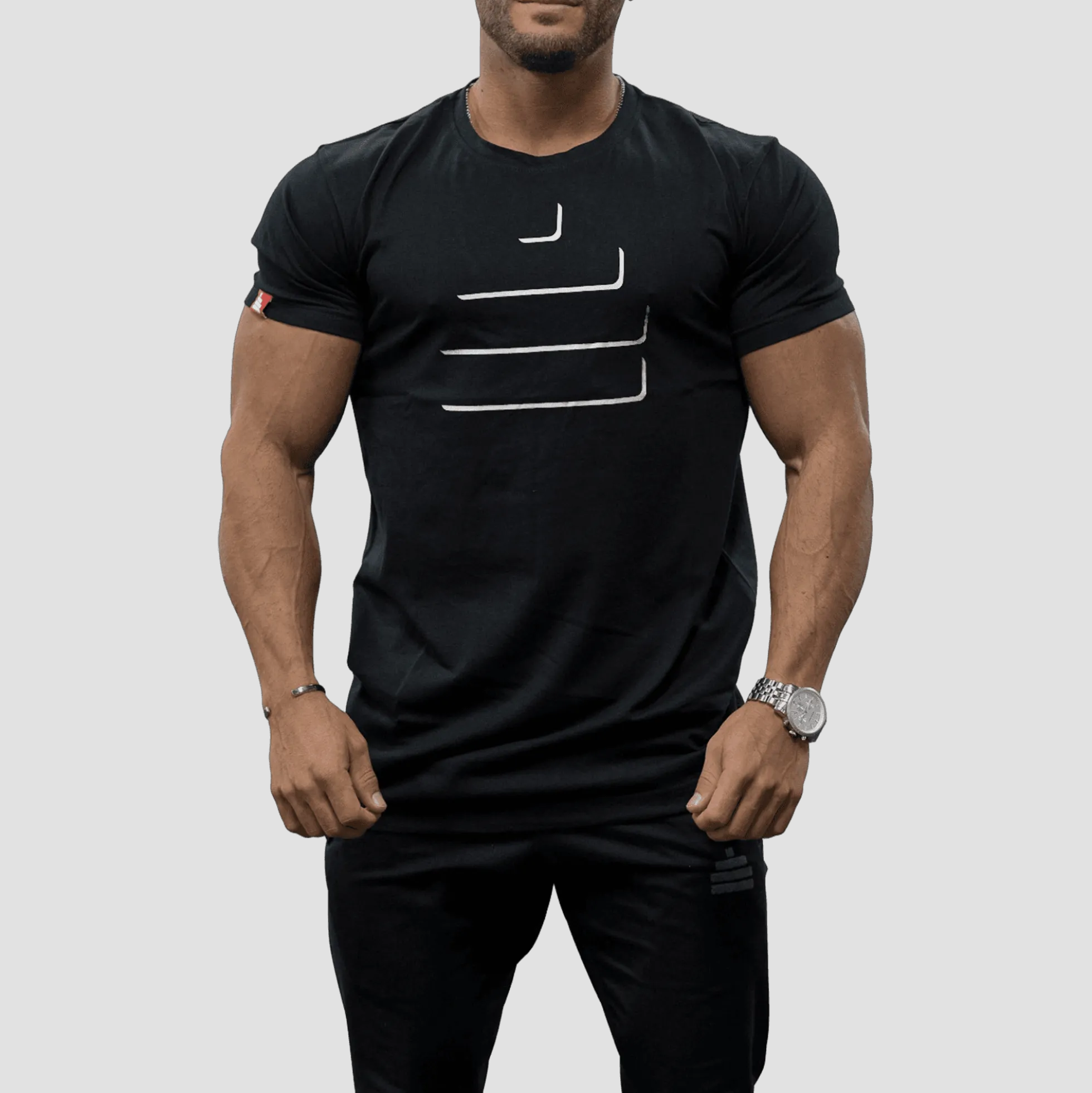 T-Shirt Silhouette Mens Black/White
