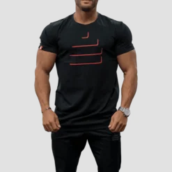 T-Shirt Silhouette Mens Black/Red