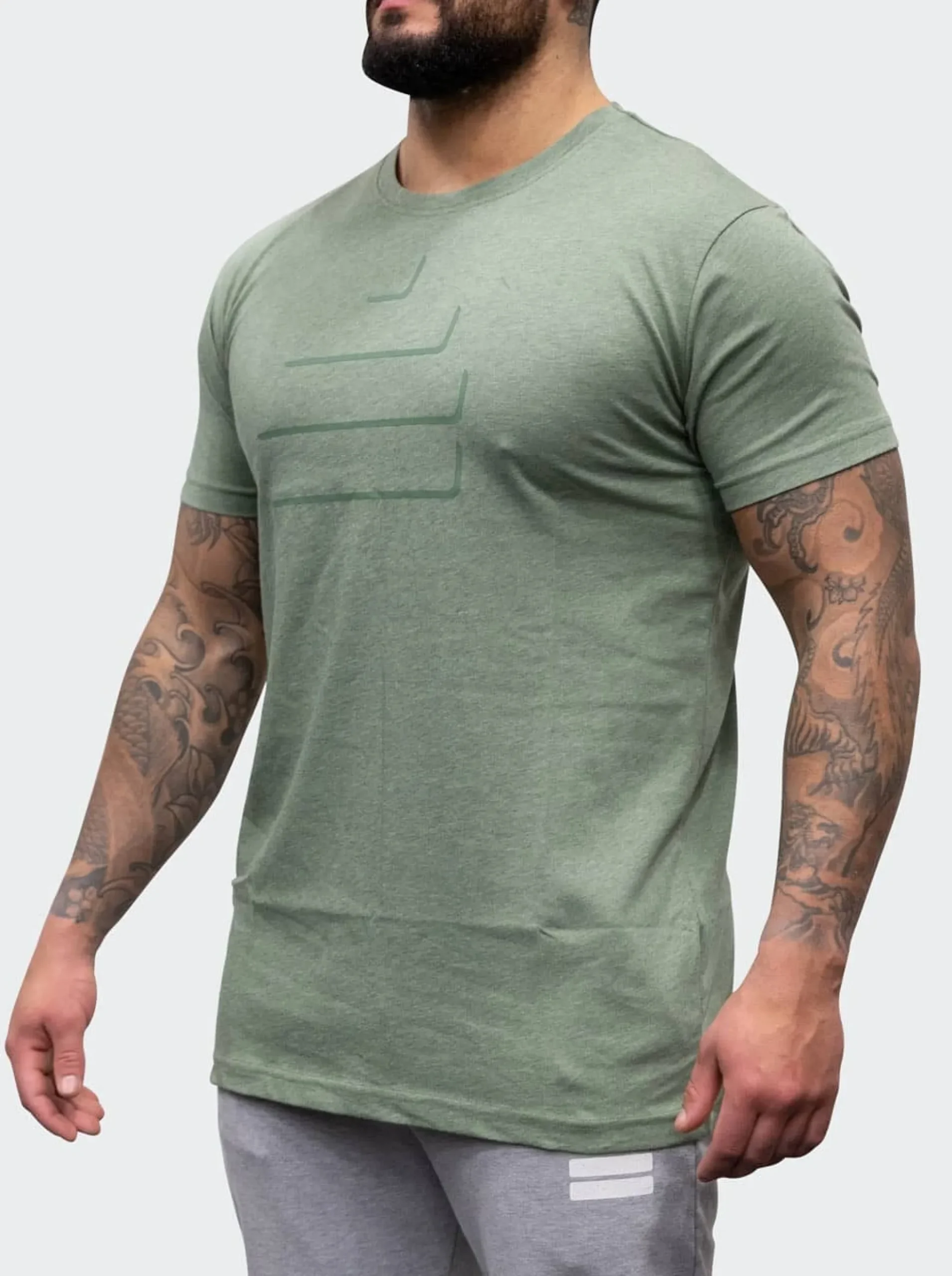 T-Shirt Silhouette Mens Green