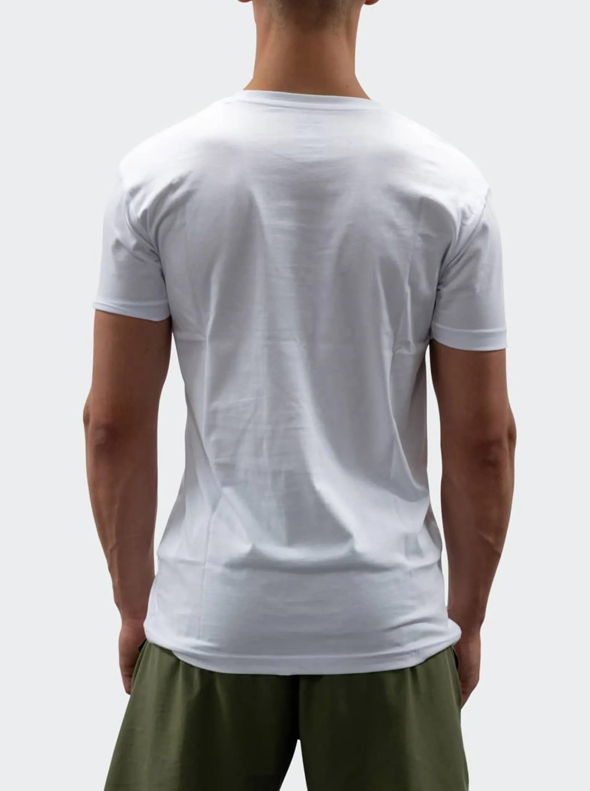 T-Shirt Silhouette Mens White/Black